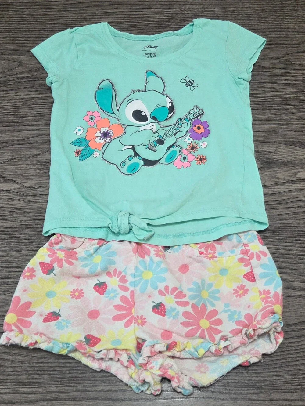 Disney Lilo & Stitch Mint Green Graphic Tee